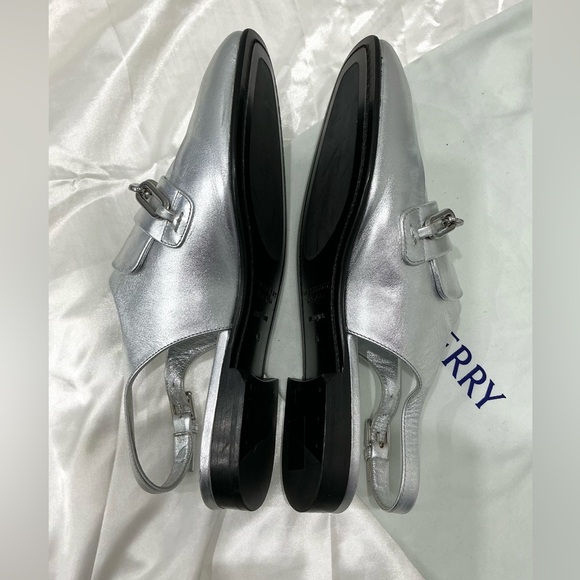 DRESSY BURBERRY sling back loafers🔥🔥 - Picture 7 of 16
